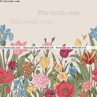 File ảnh hoa chau au tranh dan tuong 1513 (gốc) trang trí khách sạn