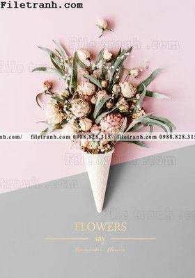 Tải file hoa dep theo phong cach Bac Au 107 (PSD) cho in ấn quảng cáo