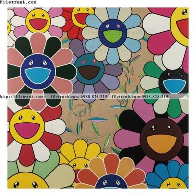 File tranh hoa mat troi hoat hinh 518 (ảnh gốc) độ nét vượt trội