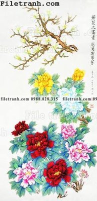 File in ấn cao cấp hoa mau don ve tay 135 (file gốc)