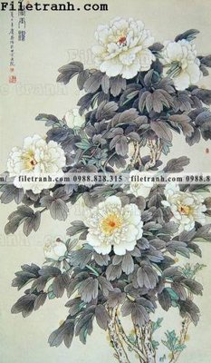 Tải file hoa mau don ve tay 178 (ảnh gốc) in gạch men