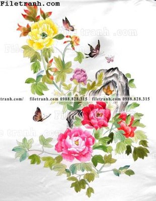 Tải file hoa mau don ve tay 187 (gốc) in ấn ngay lập tức