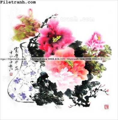 File gốc hoa mau don ve tay 247 (cho in UV) siêu nét