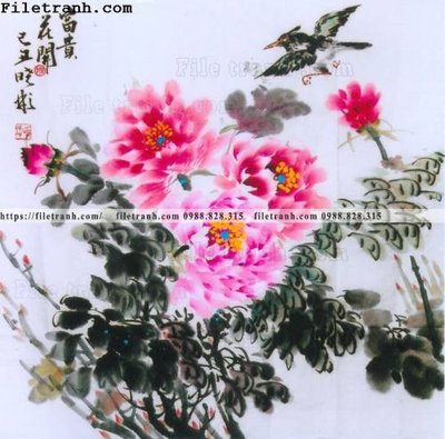 Tải file hoa mau don ve tay 248 (gốc) làm file thiết kế