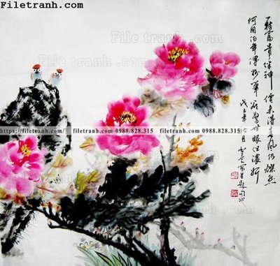 Mua file gốc hoa mau don ve tay 249 (PSD) tại Filetranh.com