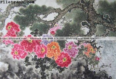 Tải file gốc hoa mau don ve tay 306 (in khổ lớn) quảng cáo