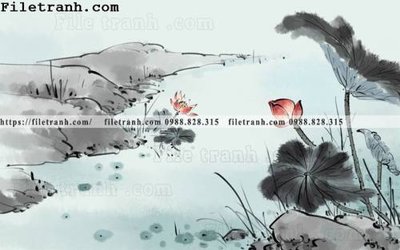 Tải file hoa sen mau nuoc 129 (gốc) chủ đề hoa sen