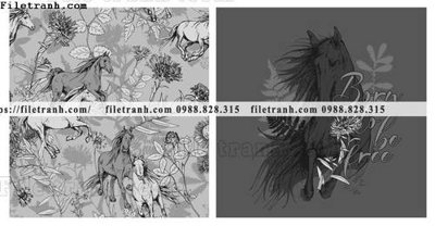 Download file ảnh gốc hoa tiet ngua Hermes 1550 để in ấn