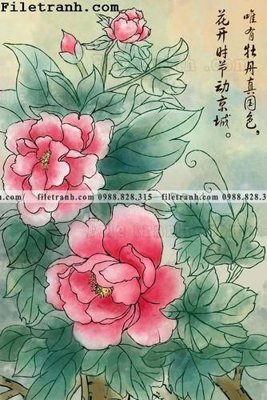 File ảnh hoa va chim hien dai tranh dung 120 (gốc) trang trí khách sạn