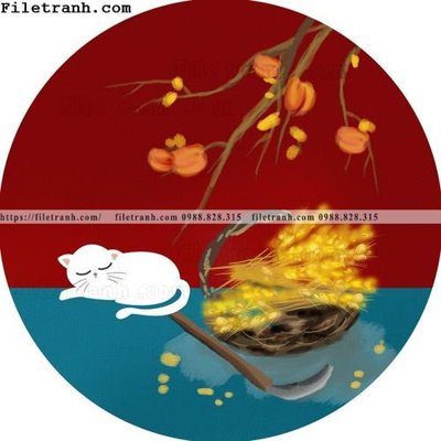 Mua file gốc hoa va chim xu huong quoc gia tron 104 (chất lượng) tại Filetranh.com