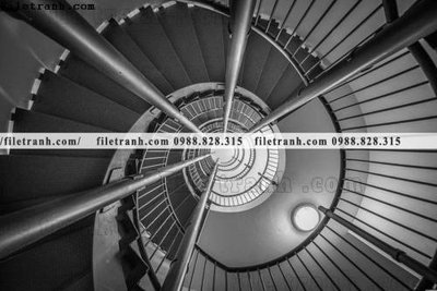 Tải file kien truc cau thang xoan oc 321 (PSD) cho in tranh kính