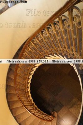 File tranh gốc kien truc cau thang xoan oc 338 (bản quyền) độc đáo