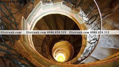 Tải file kien truc cau thang xoan oc 376 (gốc) chủ đề hoa sen