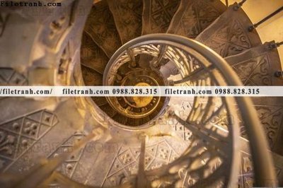 Tải file kien truc cau thang xoan oc 379 (gốc) in trên mọi chất liệu