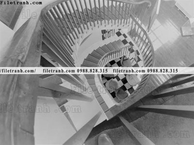 File gốc in mica kien truc cau thang xoan oc 407 chất lượng