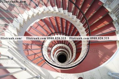 File tranh gốc PSD kien truc cau thang xoan oc 410 còn nguyên layer