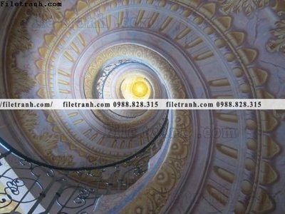 File tranh in mica kien truc cau thang xoan oc 425 (độ phân giải cao)