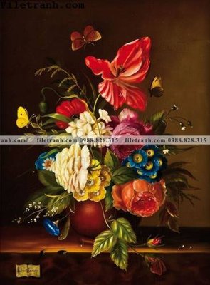 File gốc loat tranh tinh vat hoa 154 (ảnh chi tiết) để in trần