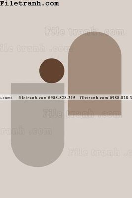 File gốc loi tranh hinh hoc don gian hien dai 117 (in tráng gương) nghệ thuật