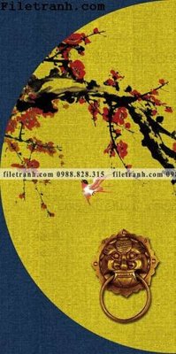 File gốc loi vao phong cach Trung Quoc xu huong 135 (in lụa) trang trí tường