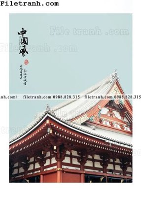 File tranh loi vao phong cach Trung Quoc xu huong 162 (bản gốc) treo phòng ăn