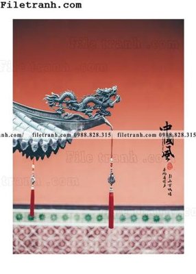File tranh loi vao phong cach Trung Quoc xu huong 163 (bản gốc) trang trí văn phòng