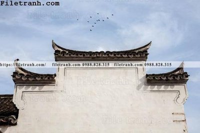 File gốc mai hien cua toa nha co 189 (in lụa) hoa văn cổ điển