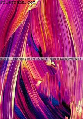 File gốc in ấn mau tranh truu tuong son nuoc 152 chuẩn màu CMYK