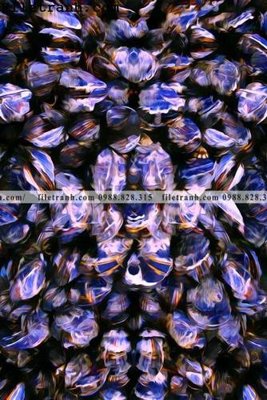 File in trần mau tranh truu tuong son nuoc 195 (bản gốc) bầu trời