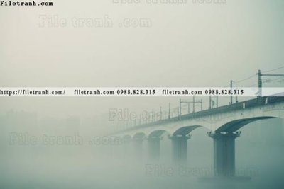 File gốc nhung buc tranh phong canh ngang 595 (in lụa) tranh phong thủy