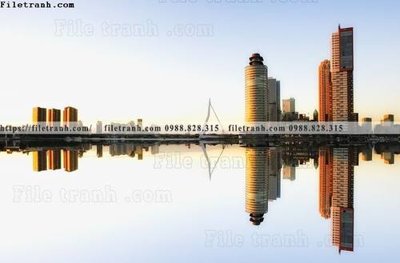 File tranh in tráng gương nhung buc tranh phong canh ngang 604 (siêu nét)