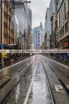 File tranh in trần phien ban doc cua duong pho 199 (ảnh gốc siêu nét)