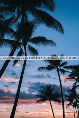 Download file gốc phien ban doc cua phong canh cay co dua 120 (in mica) 3D