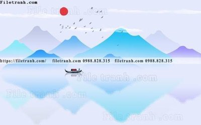 Tải file gốc phong cach phong canh muc trung quoc 214 (in tráng gương) siêu đẹpFile tranh gốc phong cach phong canh muc trung quoc 214 chất lượng cao