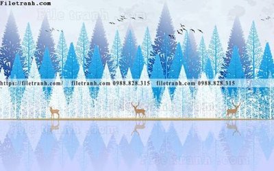 File tranh phong cach phong canh muc trung quoc 236 (file gốc) chuẩn màu in