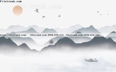 Tải xuống file tranh gốc phong cach phong canh muc trung quoc 290 (PSD/TIFF)