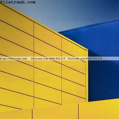 File gốc phong cach truu tuong vuong 131 (in tráng gương) ốp tường