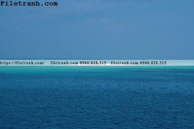 File gốc phong canh dai duong 146 (in lụa) tranh phong thủy