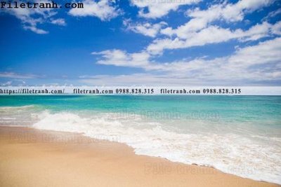 File gốc phong canh dai duong 189 (in lụa) tranh phong thủy