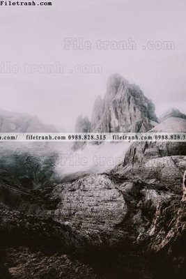 File tranh gốc phong canh rung nui bien 608 (bản quyền) file PSD