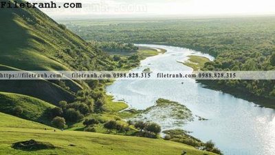 File gốc phong canh thao nguyen Mong Co 141 (in lụa) cao cấp