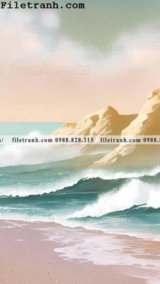 File gốc phong canh tranh son dau ve tay 115 (dành cho trang trí nội thất)