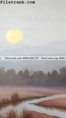 Download file phong canh tranh son dau ve tay 151 (gốc) in mica ốp bếp