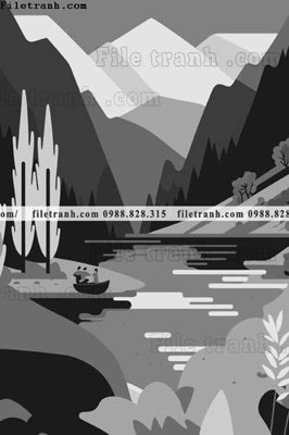 Tải file phong canh truu tuong vector 1556 (ảnh gốc) in gạch 3D