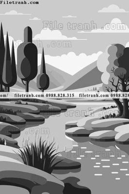 File in ấn cao cấp phong canh truu tuong vector 1560 (file gốc)