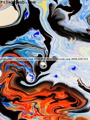 Ảnh gốc tac pham nghe thuat chat long truu tuong 150 (nét căng) in mica