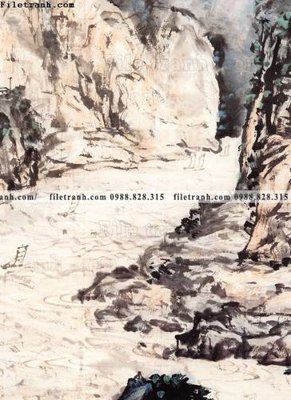 File gốc thuy mac trung quoc 114 (in lụa) tranh phong thủy