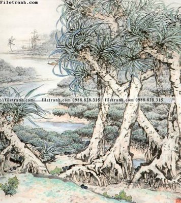 File tranh thuy mac trung quoc 201 (ảnh gốc) độ nét vượt trội