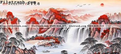 File gốc thuy mac trung quoc mau do 134 (in tráng gương) hiện đại