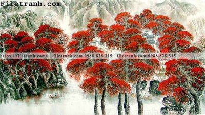 Ảnh gốc thuy mac trung quoc mau do 137 (siêu chi tiết) để in ấn